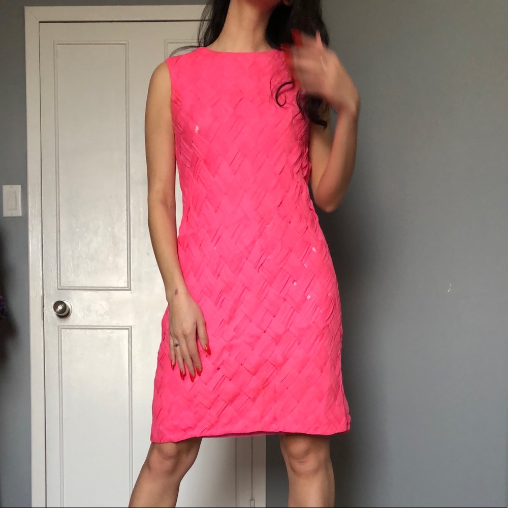 60’s Mod Woven Shift Dress